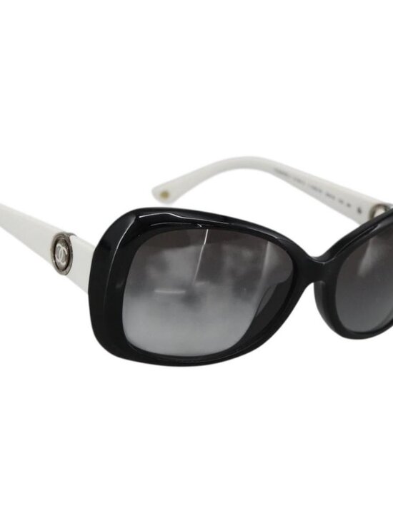 GUCCI Sunglasses plastic Black White Auth bs33727